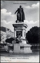 Statue du maréchal Masséna à Nice.