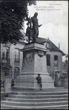 Statue of Marshal Lazare Carnot in Nolay (Côte-d'Or).