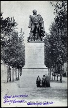 Statue of Marshal Drouet, Count of Erlon, in Reims.
