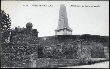 Monument dédié au général Lazare Hoche à Weissenthurm.