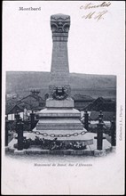 Monument dédié au général Junot, duc d'Abrantès, à Montbard.