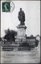 Statue of Marshal Regnaud Saint-Jean-d'Angély in Saint-Jean-d'Angély.