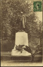 Statue of Pierre-Jean de Béranger in Paris.