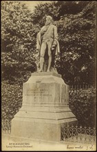 Statue of Adrien de Lezay-Marnesia, former commissioner of Bas-Rhin, in Strasbourg.
