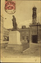 Statue d'Edward Jenner à Boulogne-sur-Mer.