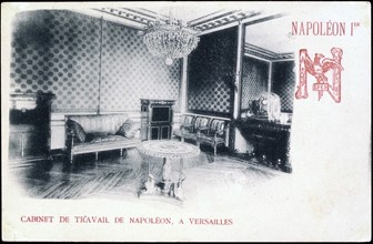 Versailles : cabinet de travail de Napoléon 1er.