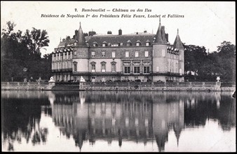 Rambouillet: the castle seen from the islands