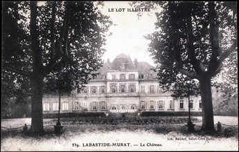 The castle Labastide-Murat.