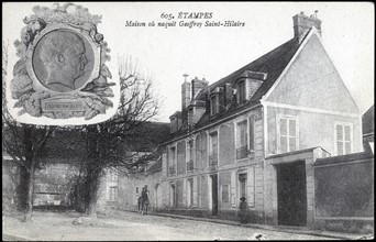 Etampes : maison où naquit Geoffroy Sain-Hilaire.
