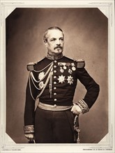 Le général de division Charles Auguste Frossard, aide de camp de l'empereur.