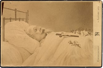 Napoléon III sur son lit de mort