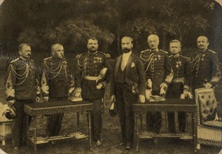 President Carnot and his military cabinet.