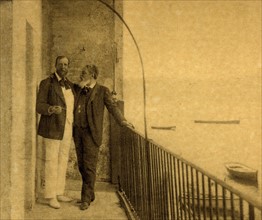 Déroulède and Mounet-Sully in 1899, San Sebastián.