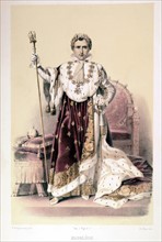 Napoléon Ier. 1769-1821. Empereur de France (1804-1815). En tenue de sacre.