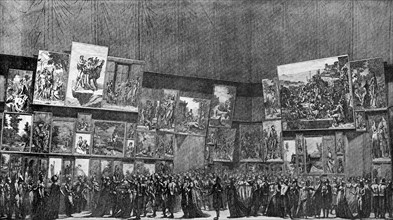 Paris, exhibition of paintings in 1800