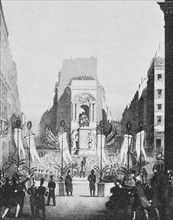 Inauguration du monument élevé à Molière