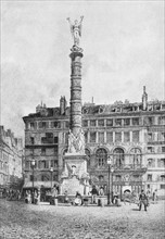 Fontaine du Châtelet, état en 1840