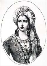 Rachel, as Roxelane in Les Trois Sultanes