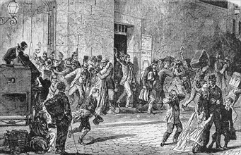 La sortie de Clichy, le 24 juillet 1867 à minuit et demi