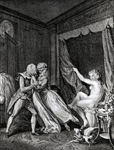 Engraving by Borel, The Indiscrete