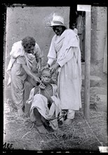 Punishment of a runaway slave, Madagascar