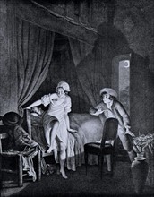 Engraving by Regnault, Daily scene