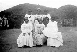 Portrait of Bezinozanos women, Madagascar
