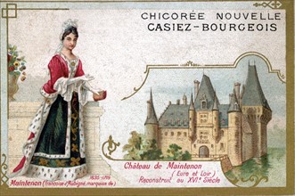 Illustrations of chateaux of France