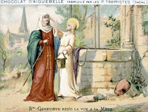La vie de sainte Geneviève, publicité
