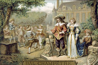 17th century country dance, advertisement