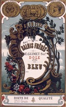 Bleu fixe, advertisement