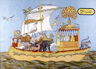 L'Arche de Noé, illustration de la fin du XIXe siècle