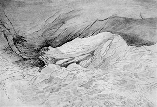 Gorges rocheuses, illustration de Gustave Doré