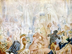 Caricature par Gustave Doré