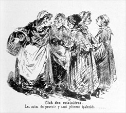 The cooks club, illustration by Gustave Doré