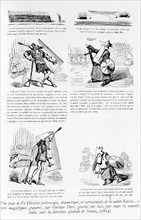 Caricature diverse, illustration de Gustave Doré