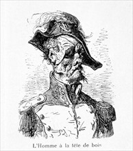The man with the wooden head, illustration by Gustave Doré