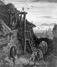 Rabelais, illustration de Gustave Doré