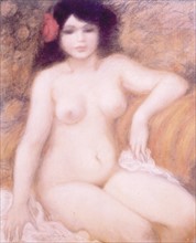 Théophile Alexandre Steinlein, "Nude with handkerchief"