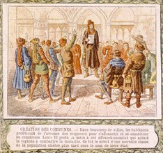 Règne de Louis VI le Gros, créations des communes