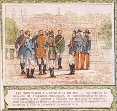 Souverains, Exposition Universelle, Paris XIXe siècle, illustrations