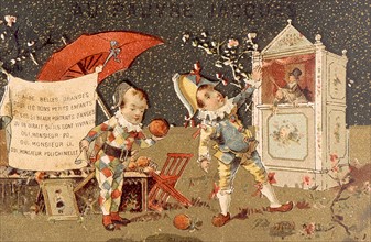 Guignol and Polichinelle, illustrations