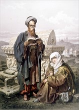 Jewish couple,  by Preziosi