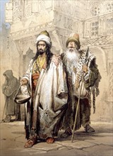 Beggar dervishes,  by Preziosi