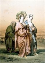 Turkish ladies walking, by Preziosi