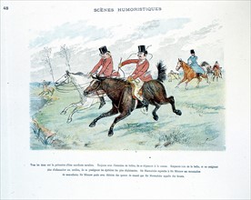 Scènes humoristiques, illustration de Randolph Caldecott