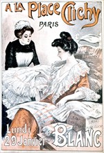 Linen day, illustrations from the 19th century