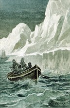 Jules Verne: "Le sphinx des glaces", illustration