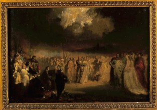 La Polonaise by Chopin, painting by Kwiatkowski