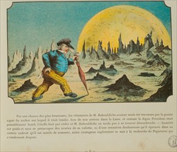 A. de Ville d'Avray, A Trip to the moon before 1900